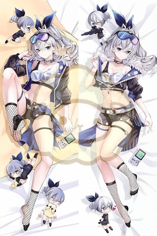 Honkai Series Silver Wolf Hugging body pillow