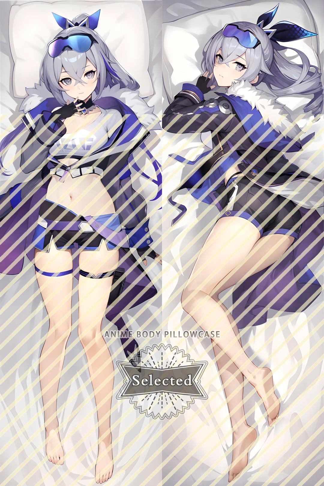 Honkai Series Silver Wolf Split legs pillow Custom Dakimakura Body Pillows