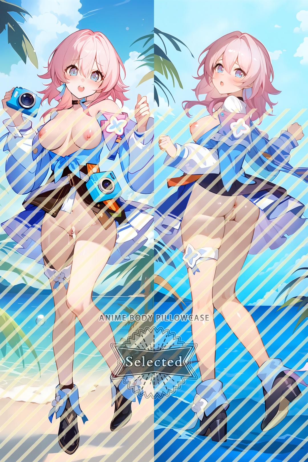 Honkai Series March 7th Split legs pillow Custom Dakimakura Body Pillows