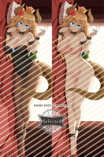 Super Mario Bros Bowsette Hugging body pillow