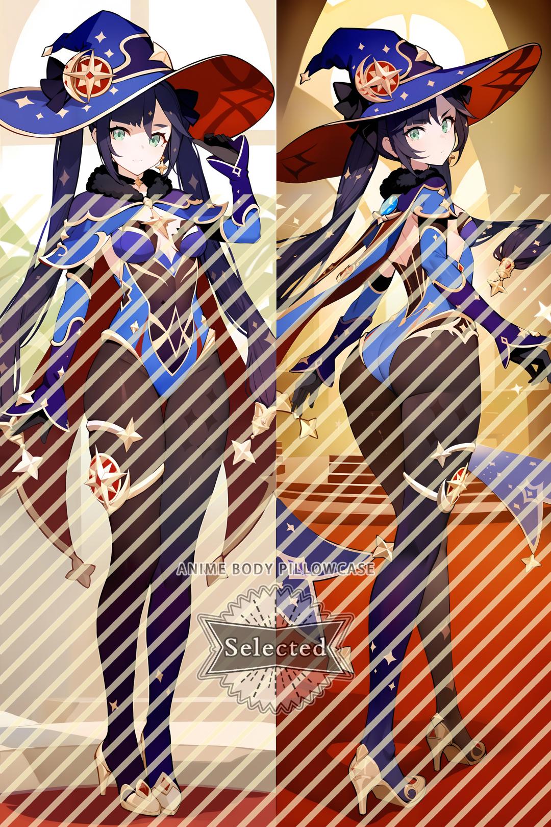 Genshin-Astrologist Mona Megistus Hugging body pillow Custom Dakimakura Body Pillows