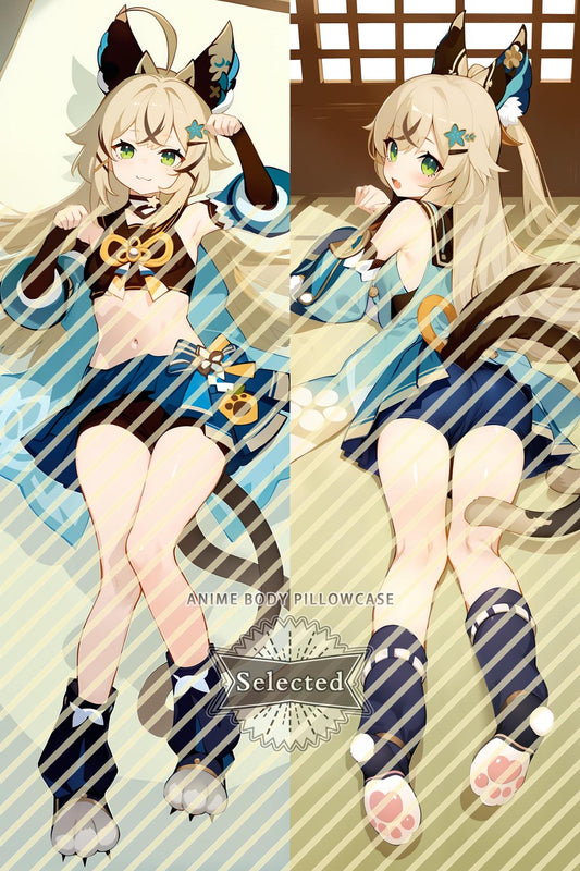 Genshin-Kirara Split legs pillow Custom Dakimakura Body Pillows