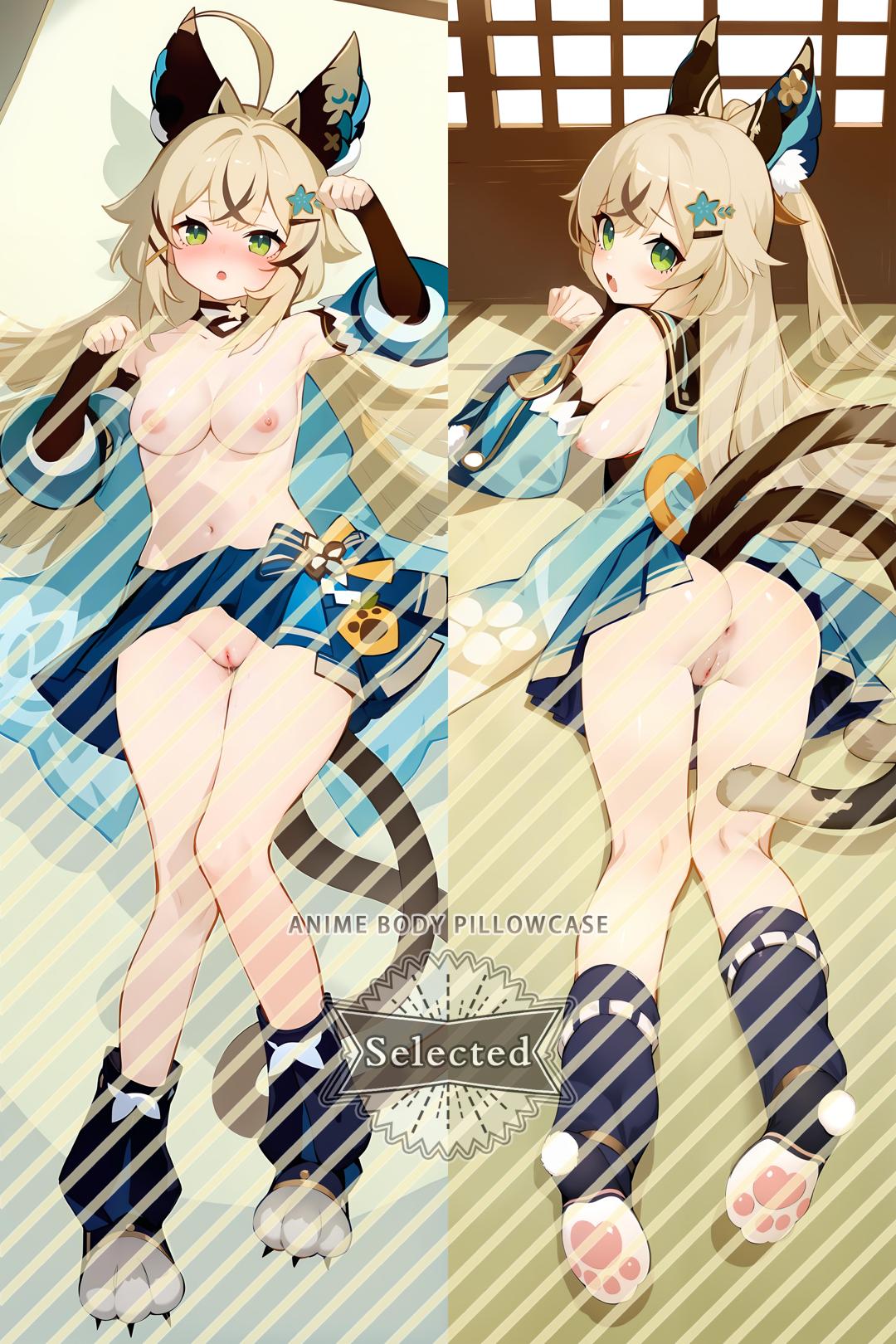 Genshin-Kirara Split legs pillow Custom Dakimakura Body Pillows