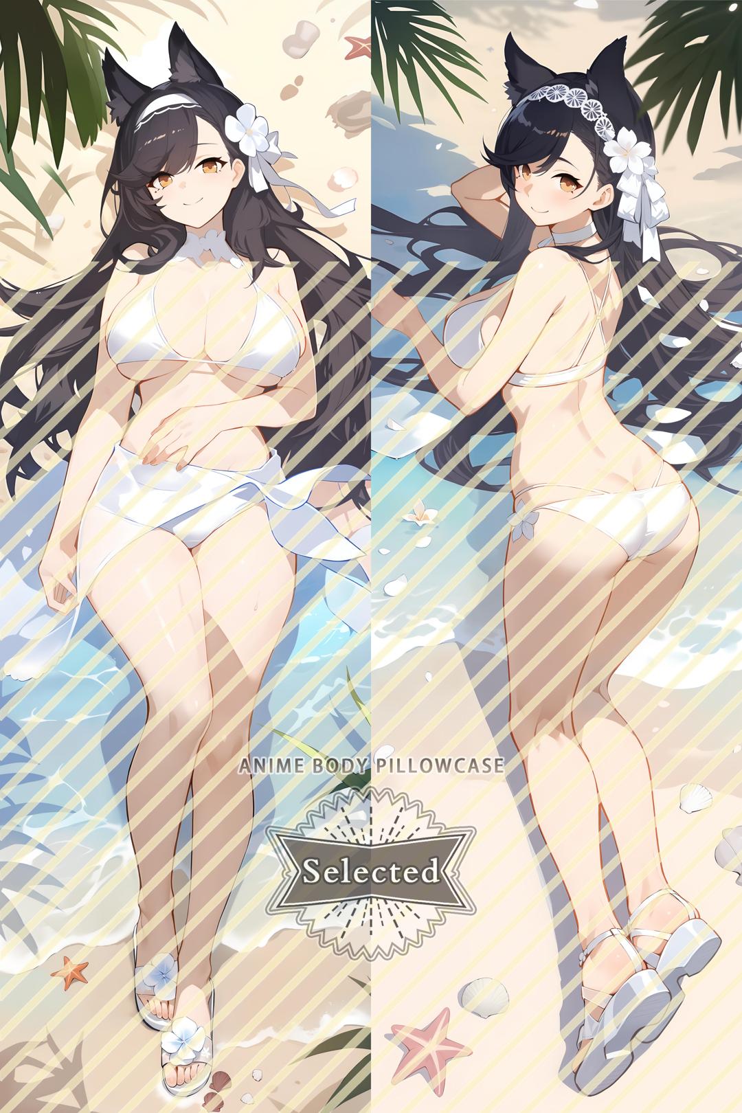 Azur Lane IJN Atago Split legs pillow Custom Dakimakura Body Pillows