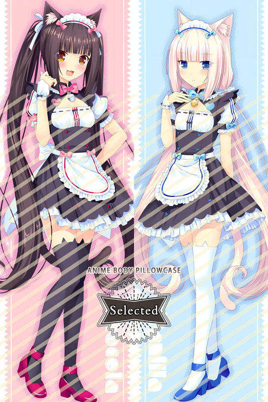 NEKOPARA Chocola & Vanilla Furry Hugging body pillow Custom Dakimakura Body Pillows