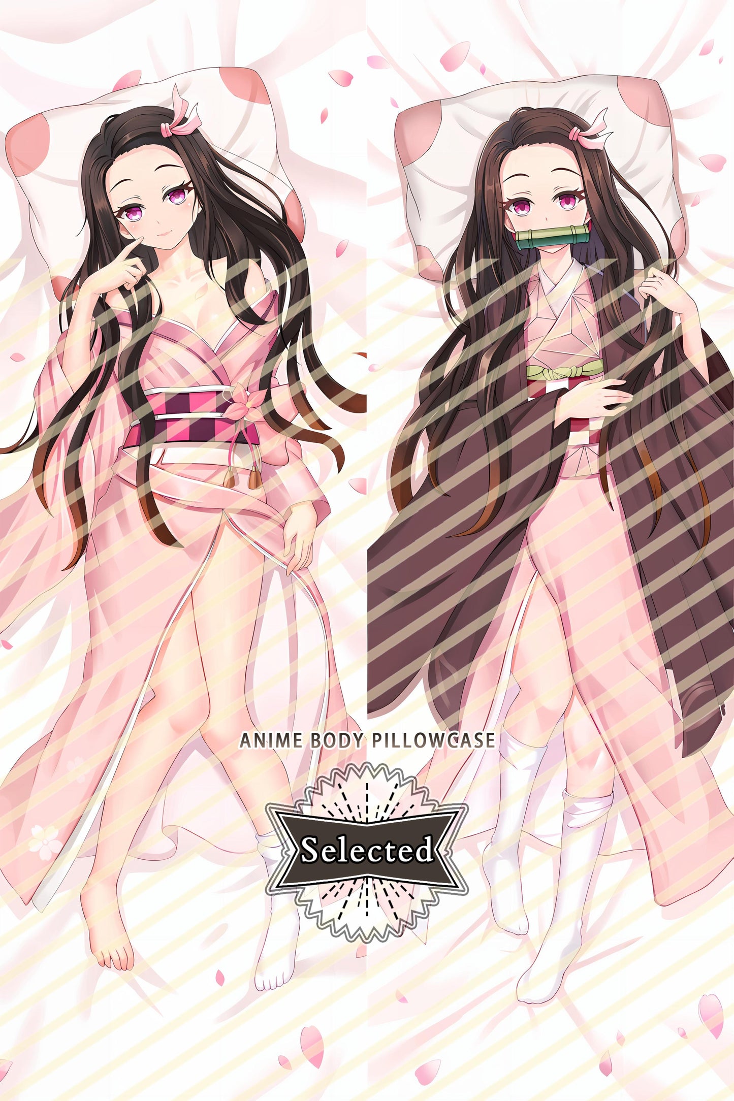 Kimetsu no Yaiba Kamado Nezuko Split legs pillow Custom Dakimakura Body Pillows