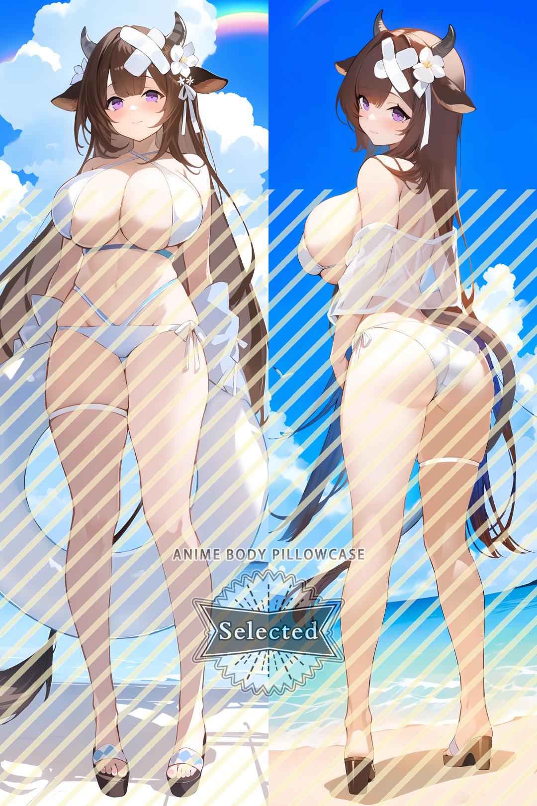 Azur Lane IJN Kashino Split legs pillow Custom Dakimakura Body Pillows