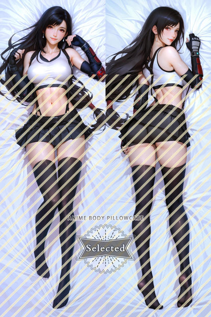 Final Fantasy Tifa Hugging body pillow Custom Dakimakura Body Pillows