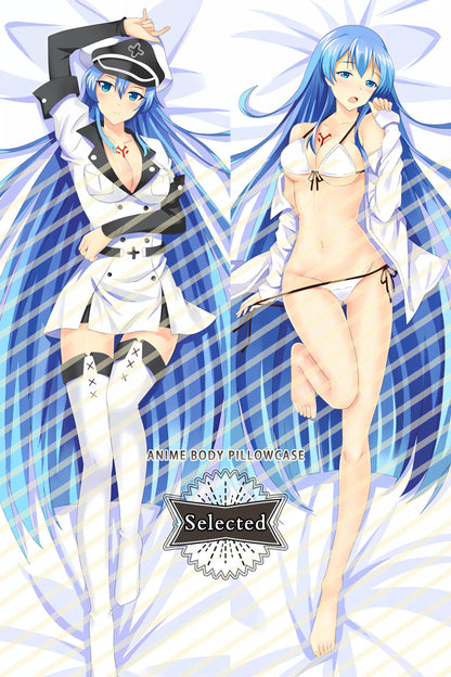 Akame ga KILL! Esdeath Split legs pillow Custom Dakimakura Body Pillows