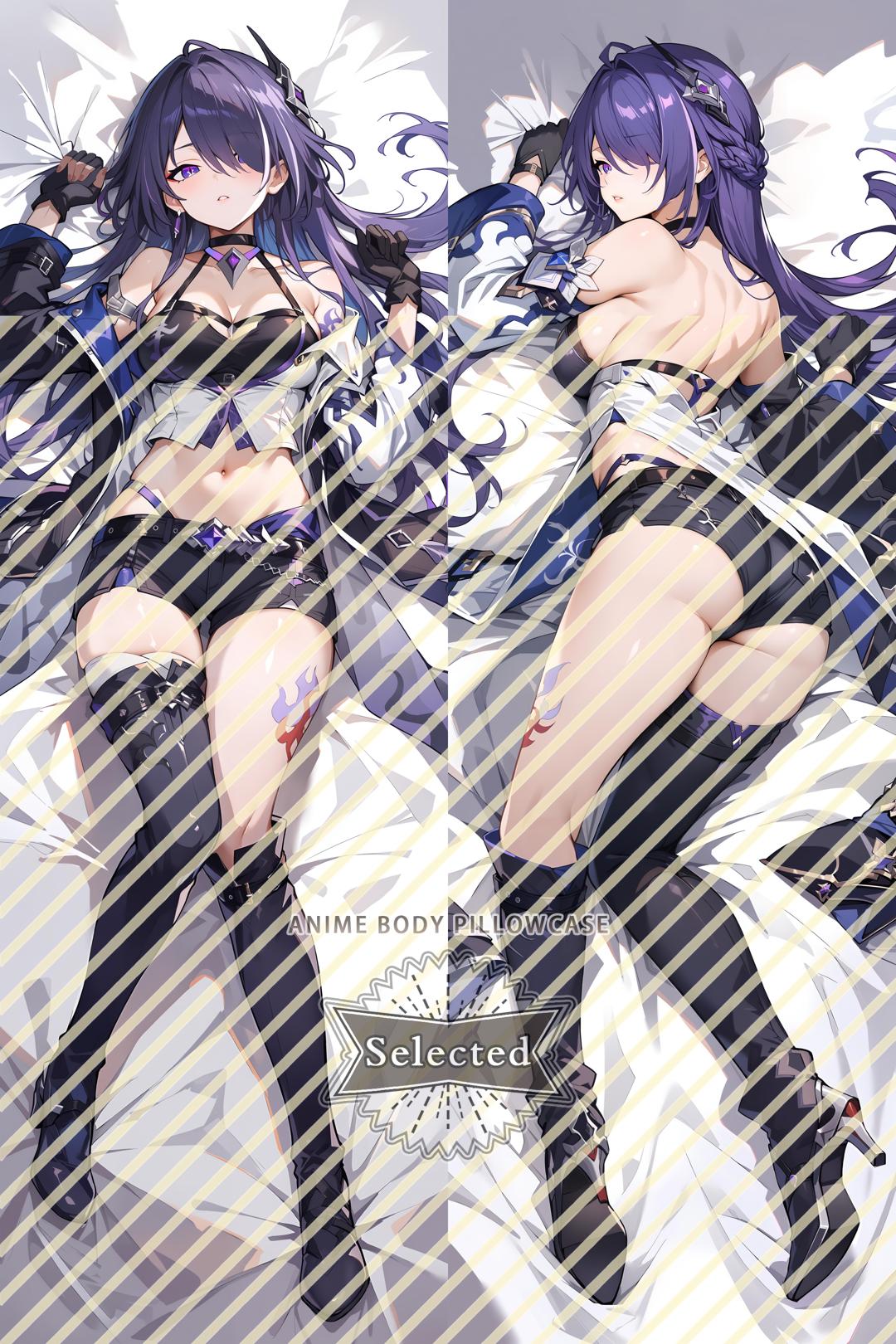 Honkai Series Raiden Bosenmori Mei Split legs pillow Custom Dakimakura Body Pillows