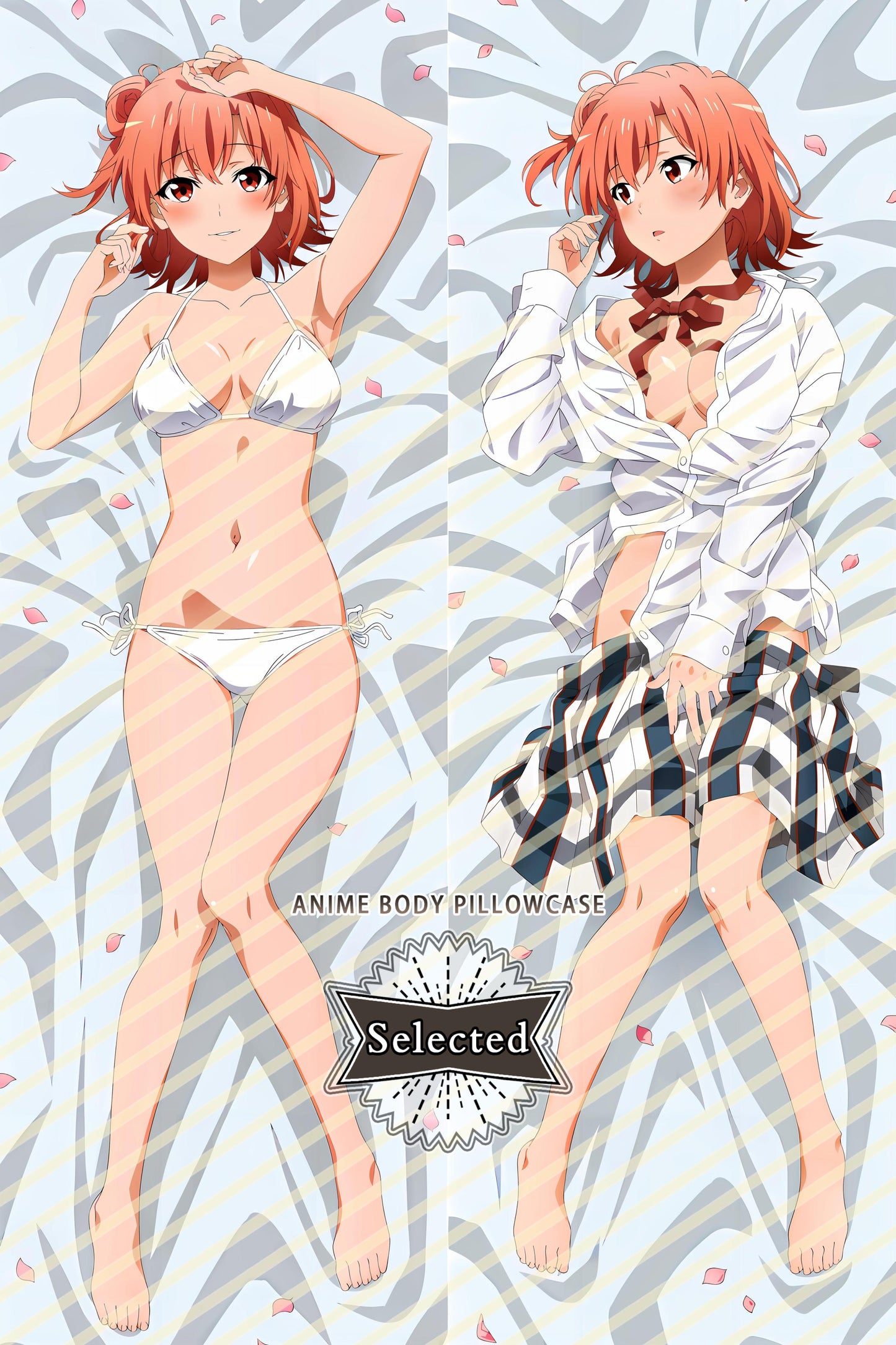 My Youth Romantic Comedy Is Wrong, As I Expected Yuigahama Yui Split legs pillow Custom Dakimakura Body Pillows