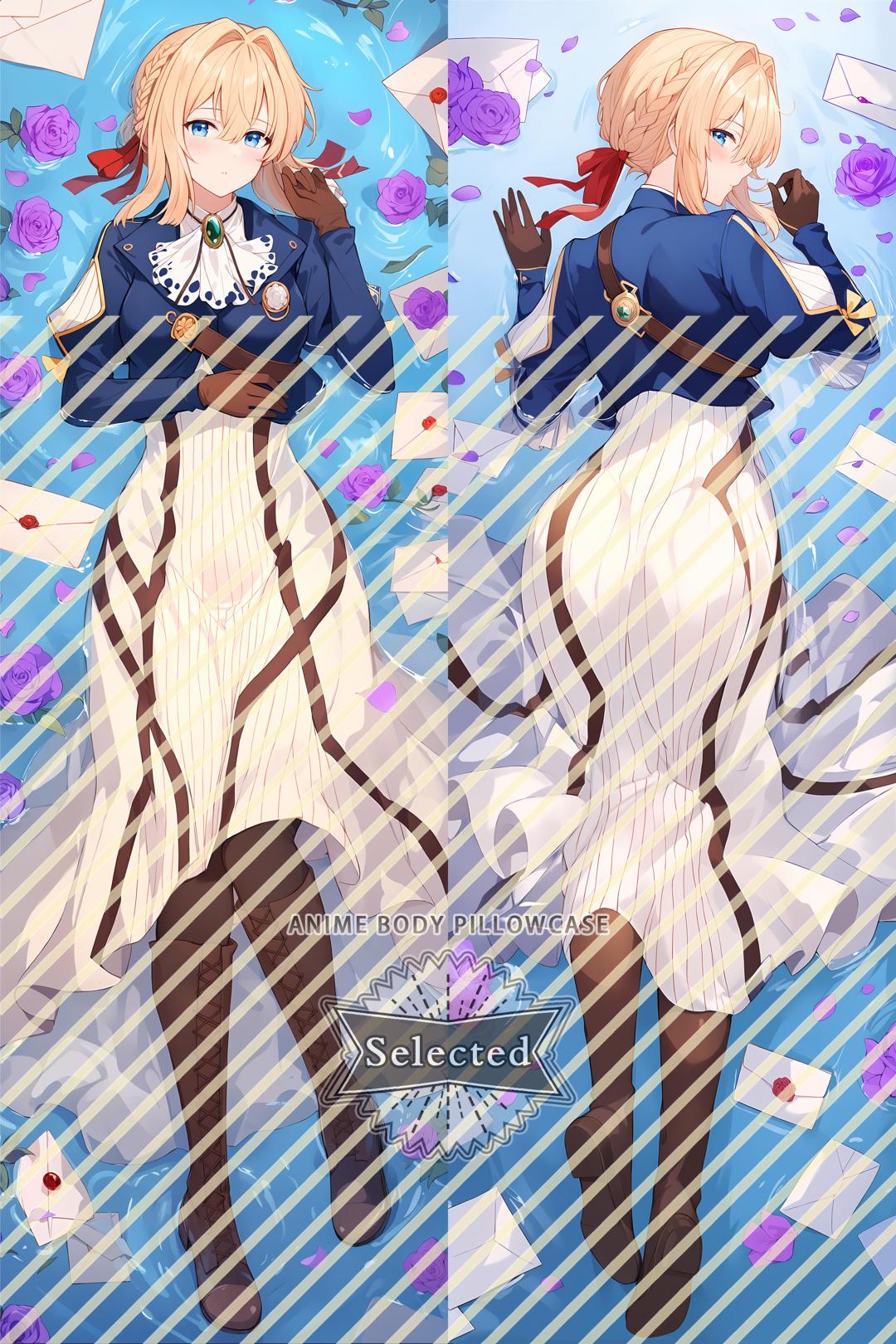 Violet Evergarden Split legs pillow Custom Dakimakura Body Pillows