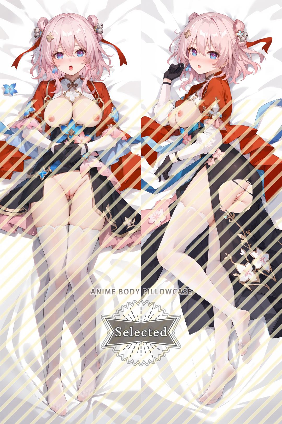 Honkai Series March 7th Split legs pillow Custom Dakimakura Body Pillows