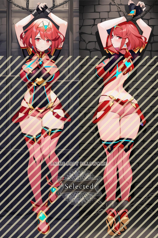 Xenoblade Chronicles Homura\Pyra Hugging body pillow Custom Dakimakura Body Pillows