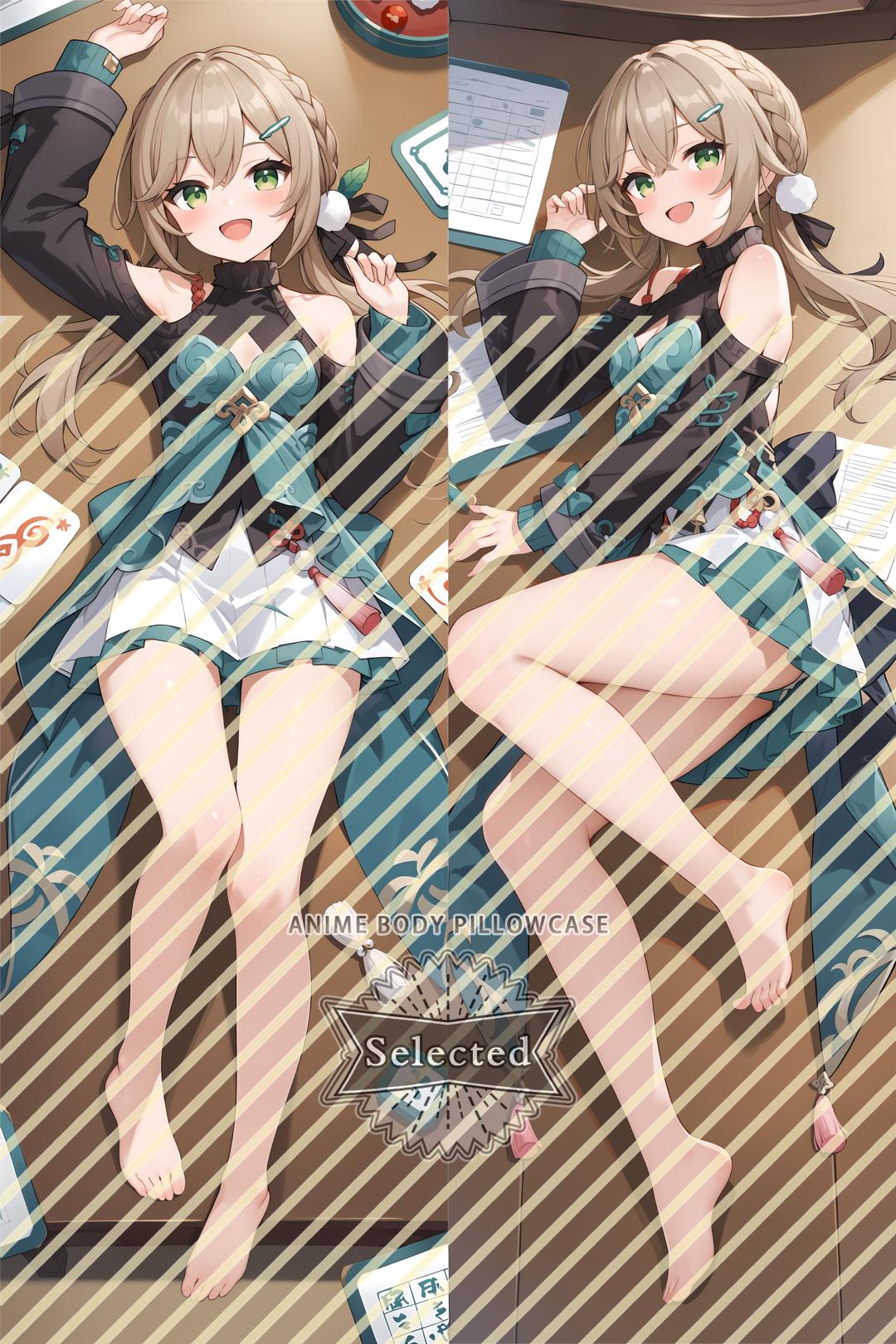 Honkai Series Qingque Split legs pillow Custom Dakimakura Body Pillows