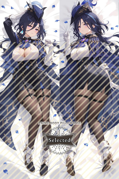 Genshin-Clorinde Split legs pillow Custom Dakimakura Body Pillows