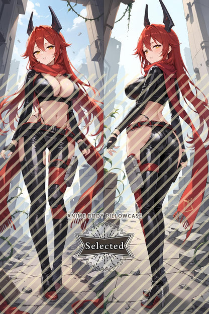 NIKKE：The Goddess of Victory Red Hood Split legs pillow Custom Dakimakura Body Pillows