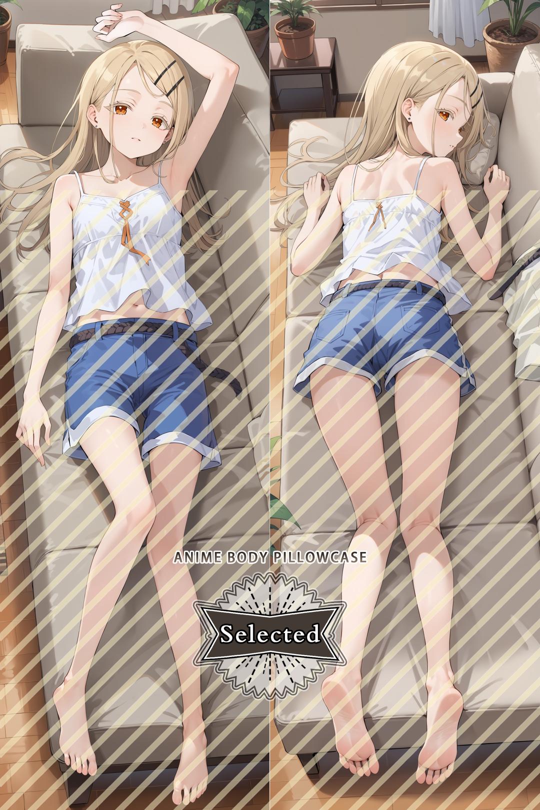 Gakuen IDOLM@STER Shinosawa Hiro Hugging body pillow Custom Dakimakura Body Pillows