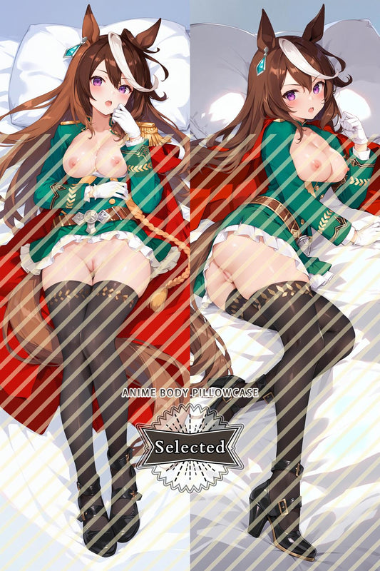 Umamusume: Pretty Derby Symboli Rudolf Split legs pillow Custom Dakimakura Body Pillows