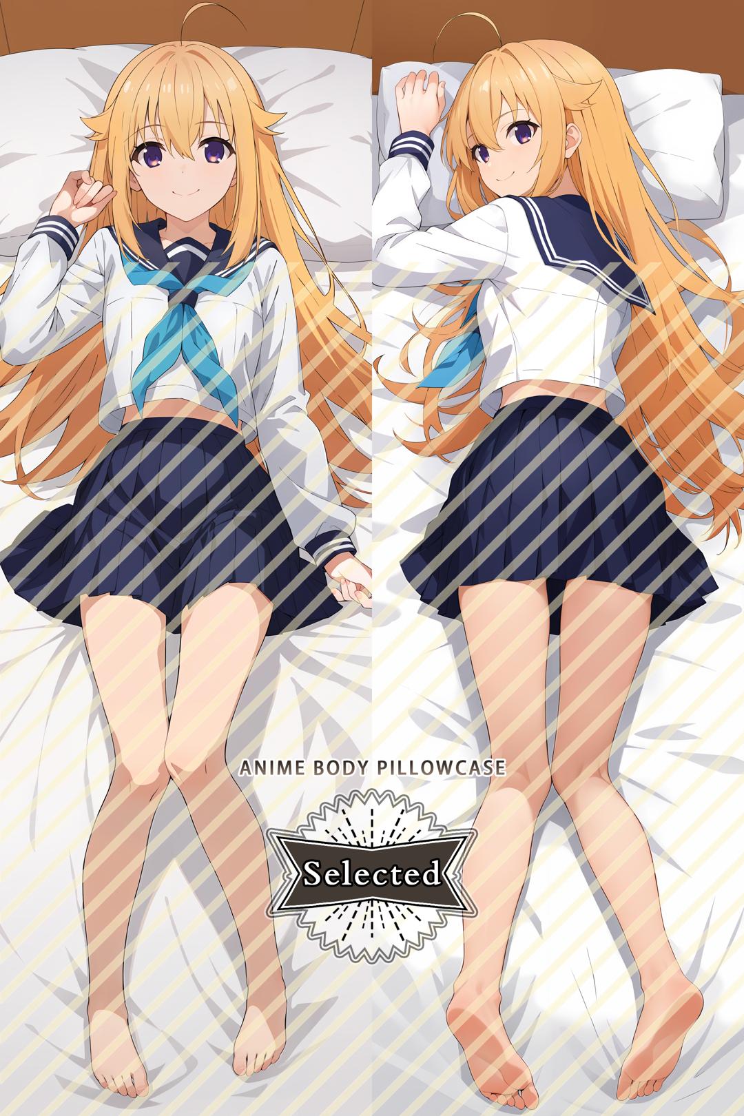 My Deer Friend Nokotan Koshi Torako Split legs pillow Custom Dakimakura Body Pillows