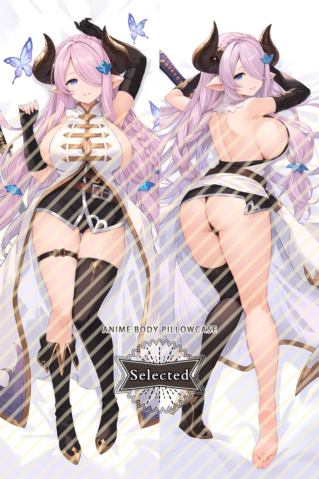 Granblue Fantasy Narmaya Split legs pillow Custom Dakimakura Body Pillows