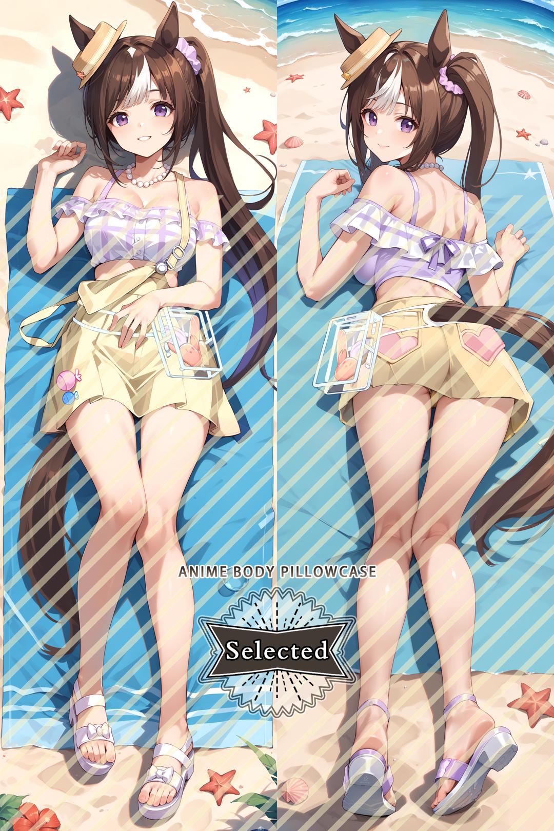 Umamusume:Pretty Derby Hokko Tarumae Split legs pillow Custom Dakimakura Body Pillows