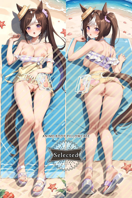 Umamusume:Pretty Derby Hokko Tarumae Split legs pillow Custom Dakimakura Body Pillows