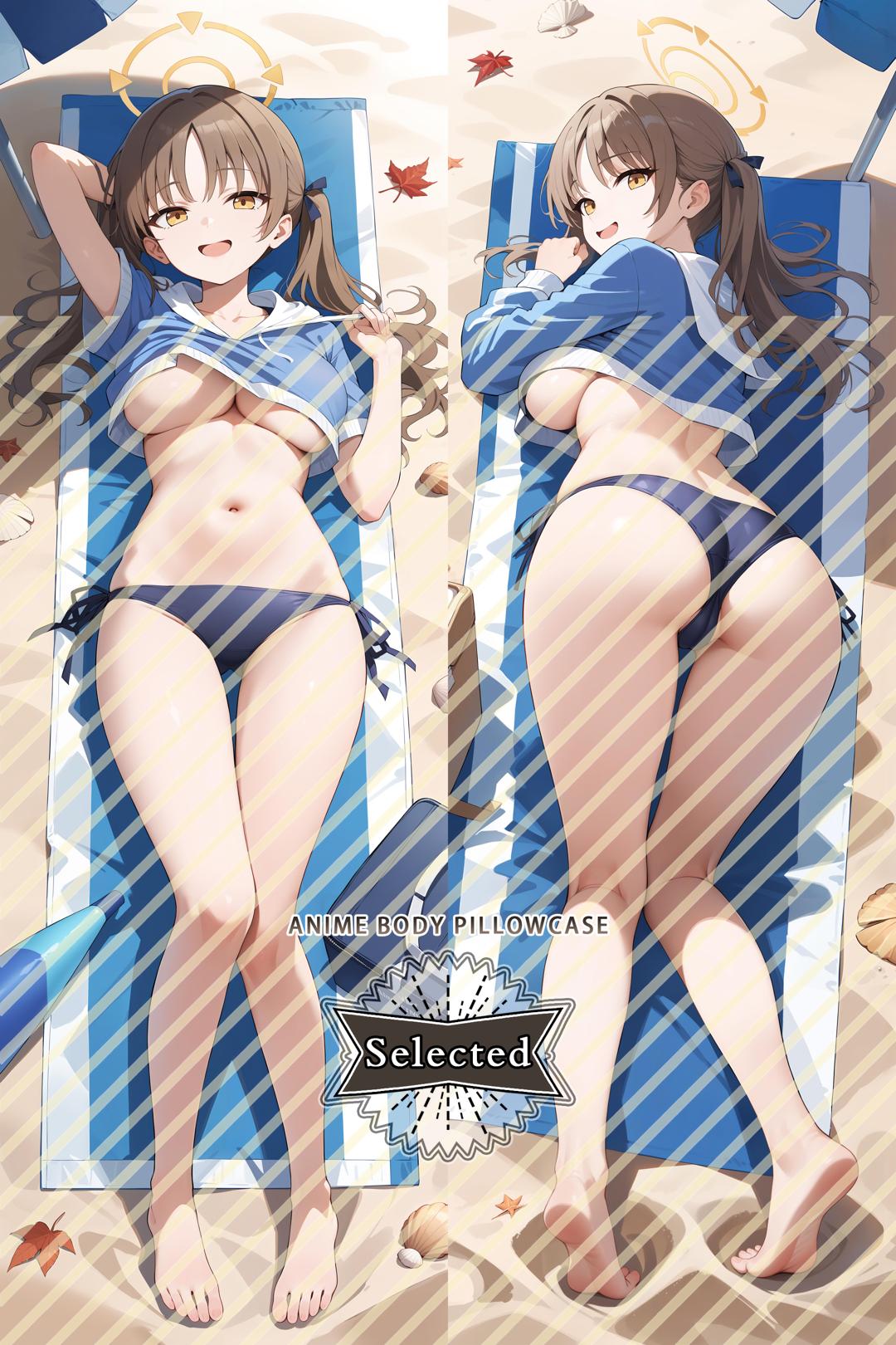 Blue Archive Kazekura Moe Split legs pillow Custom Dakimakura Body Pillows