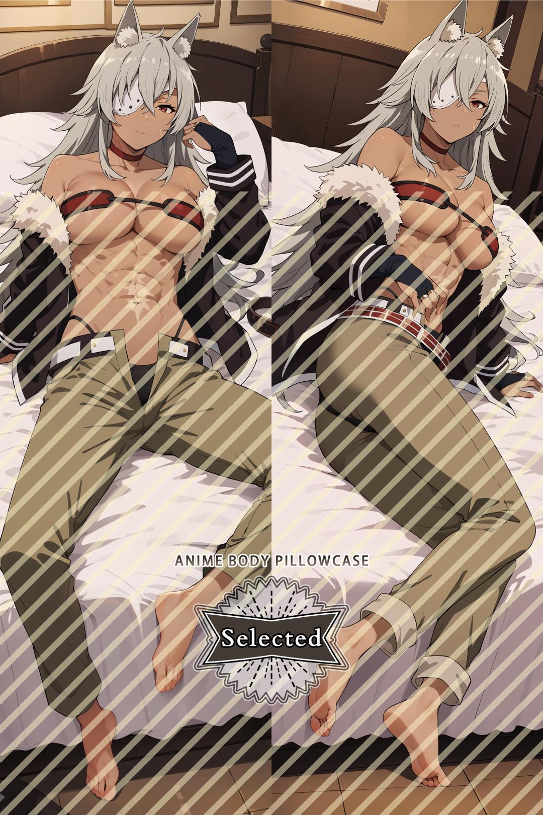 Mushoku Tensei：Jobless Reincarnation Ghislaine Dedoldia Split legs pillow Custom Dakimakura Body Pillows