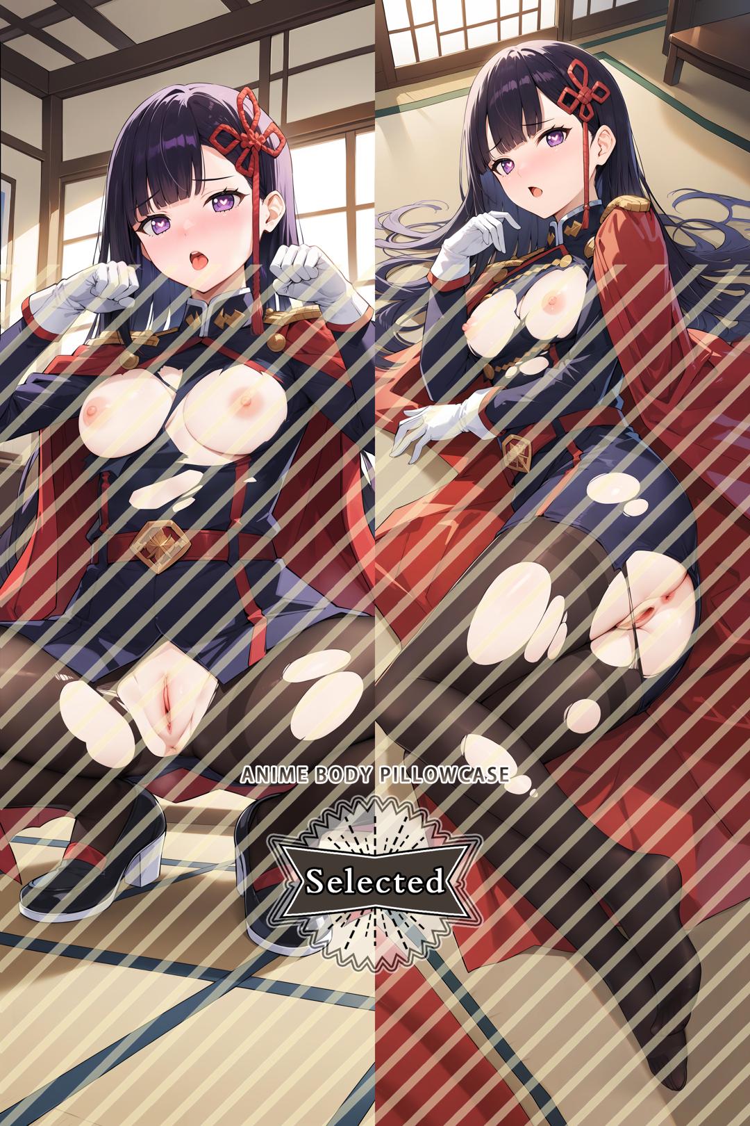 Chained Soldier Yamashiro Ren Split legs pillow Custom Dakimakura Body Pillows