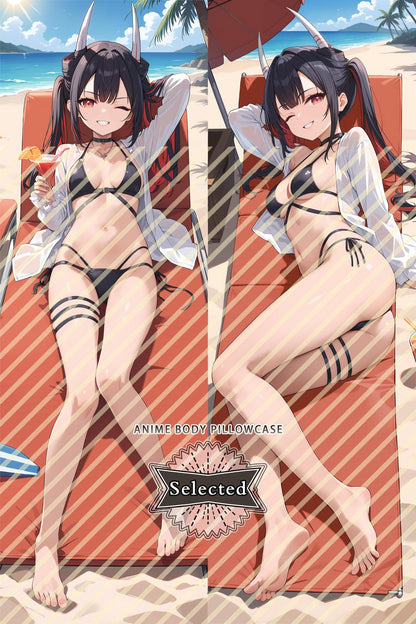 Azur Lane IJN Hatsuzuki Split legs pillow Custom Dakimakura Body Pillows