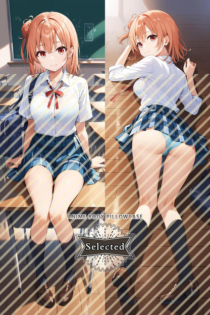 My Youth Romantic Comedy Is Wrong, As I Expected Yuigahama Yui Split legs pillow Custom Dakimakura Body Pillows