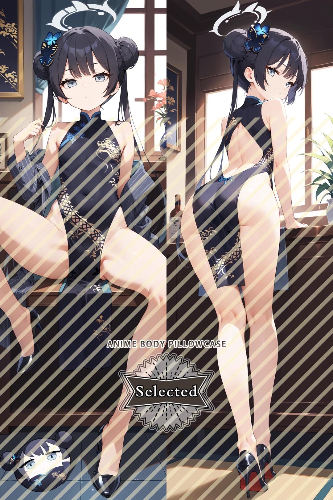 Blue Archive 竜華キサキ Ryuuge Kisaki Split legs pillow Custom Dakimakura Body Pillows