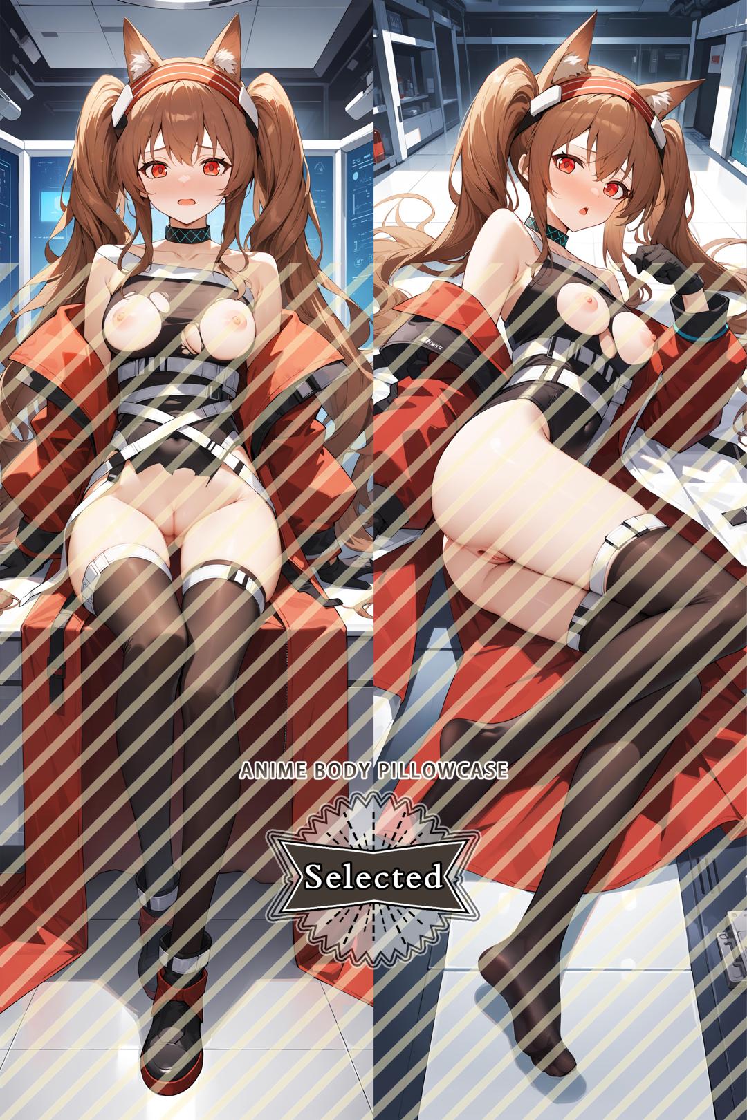 Arknights Angelina Furry Hugging body pillow Custom Dakimakura Body Pillows