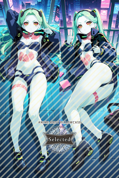 CYBERPUNK EDGERUNNERS Rebecca Split legs pillow Custom Dakimakura Body Pillows