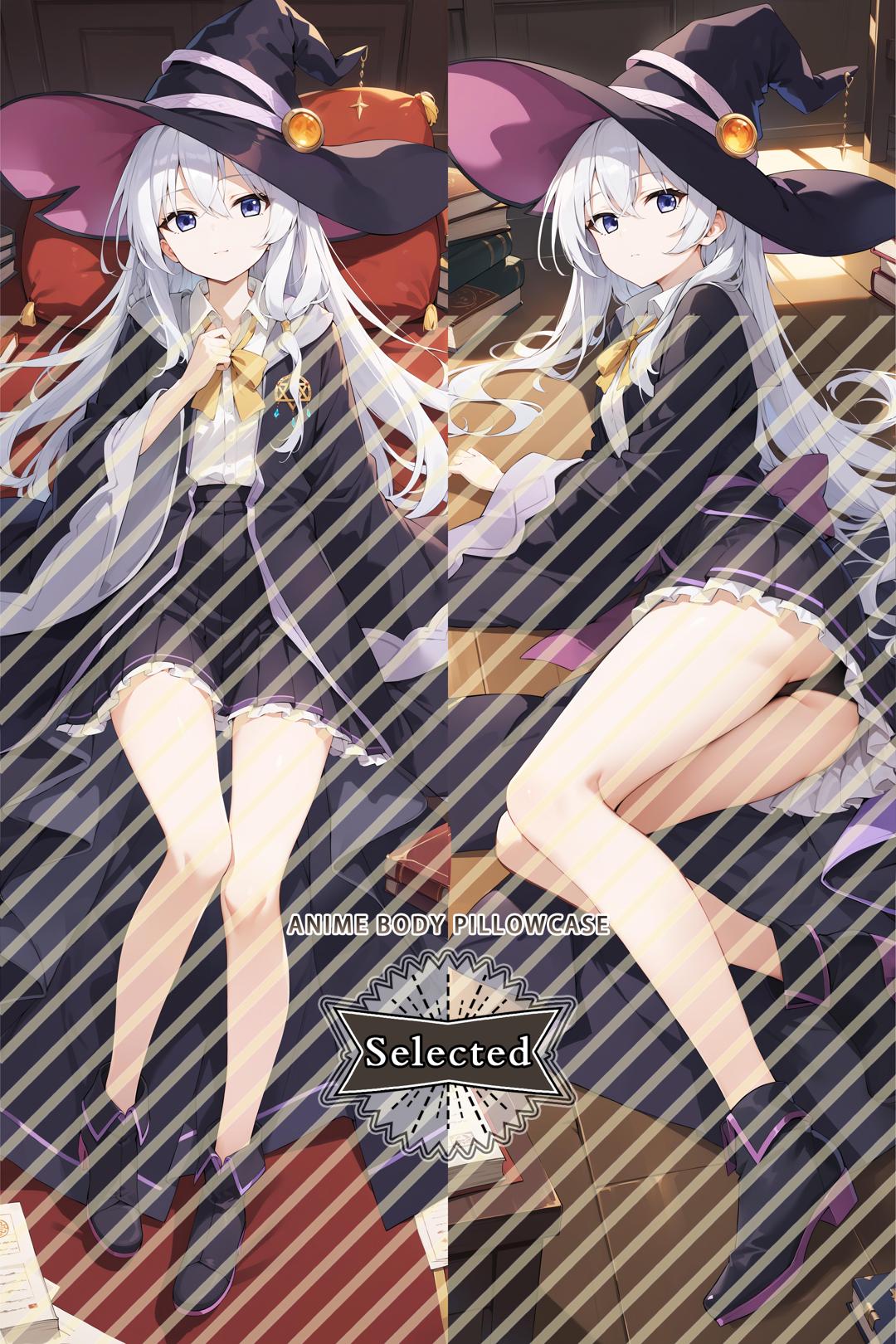 Wandering Witch: The Journey of Elaina Elaina Split legs pillow Custom Dakimakura Body Pillows