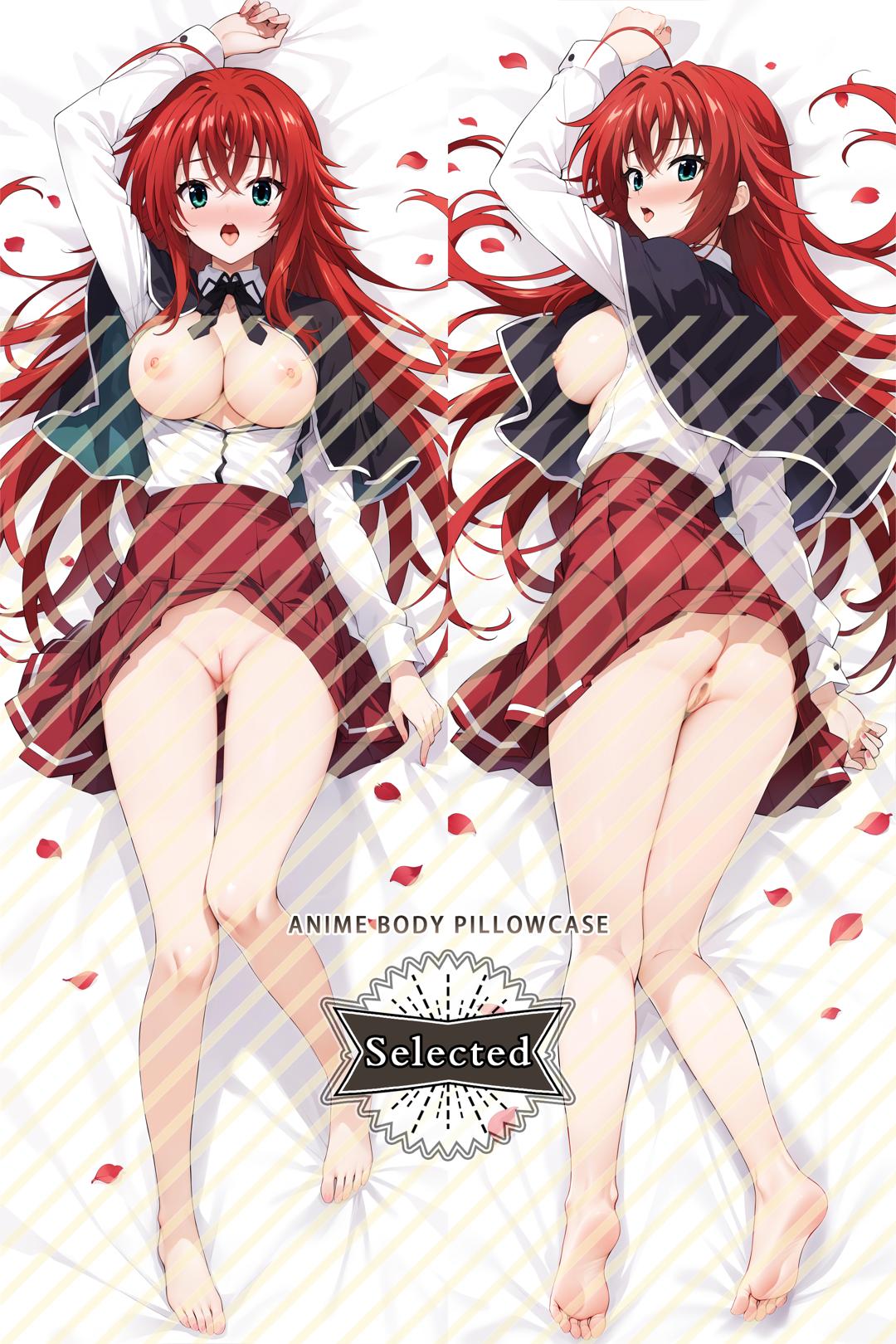 High School DxD Rias Gremory Split legs pillow Custom Dakimakura Body Pillows