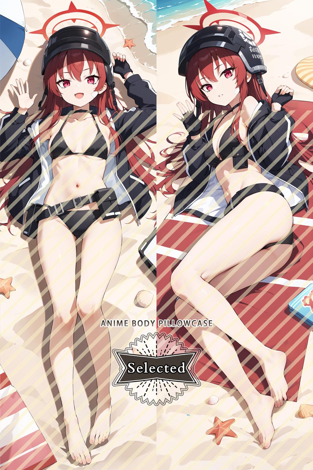 Blue Archive Komakaze Rabu Split legs pillow Custom Dakimakura Body Pillows