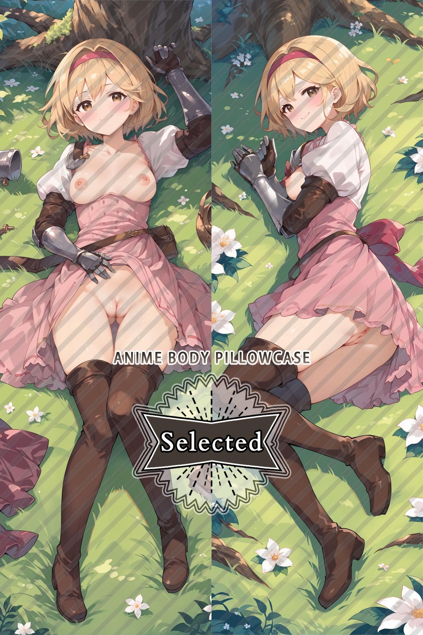 Granblue Fantasy Djeeta Split legs pillow Custom Dakimakura Body Pillows