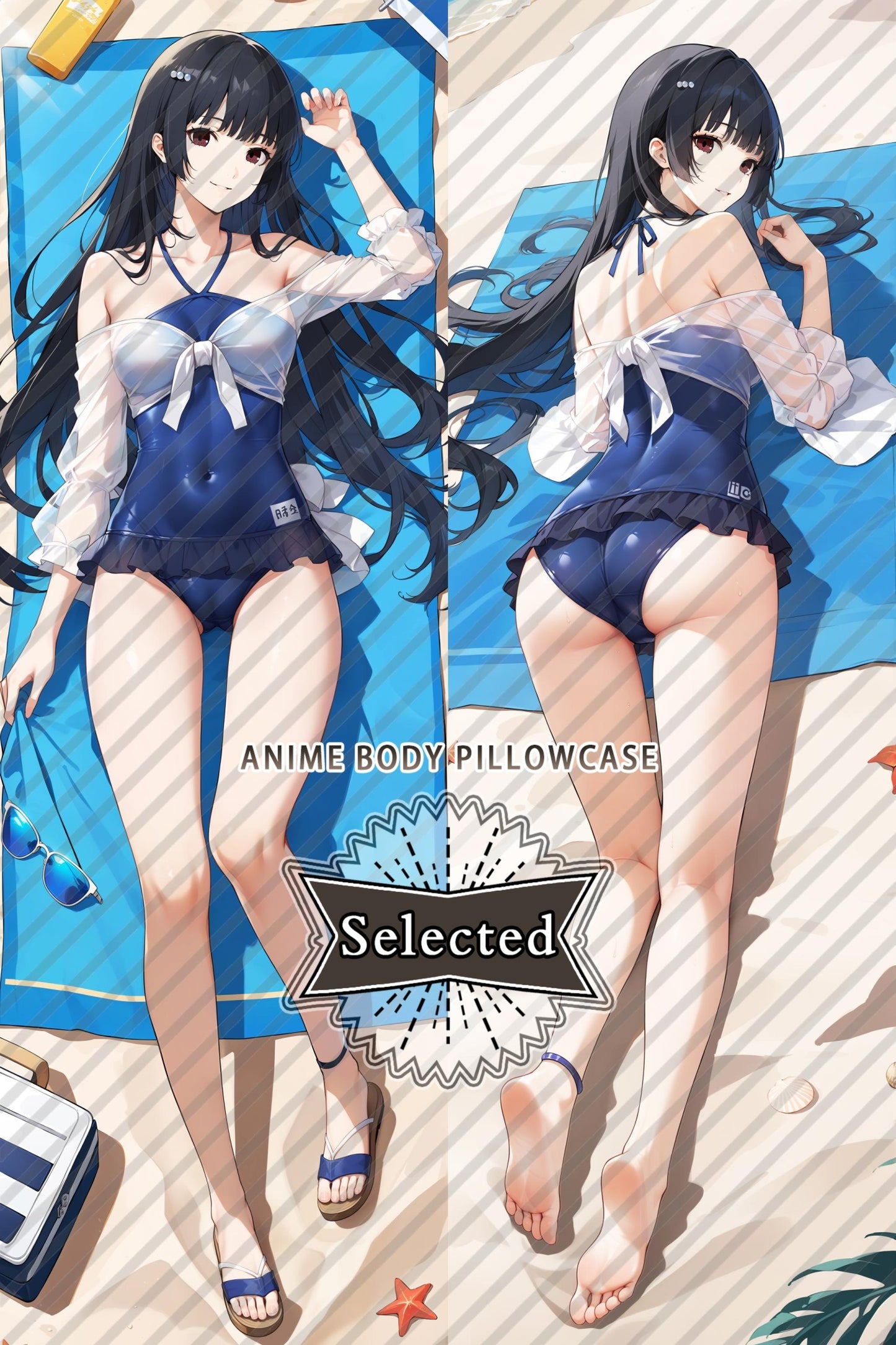 Persona Riko Tanemura Split legs pillow Custom Dakimakura Body Pillows