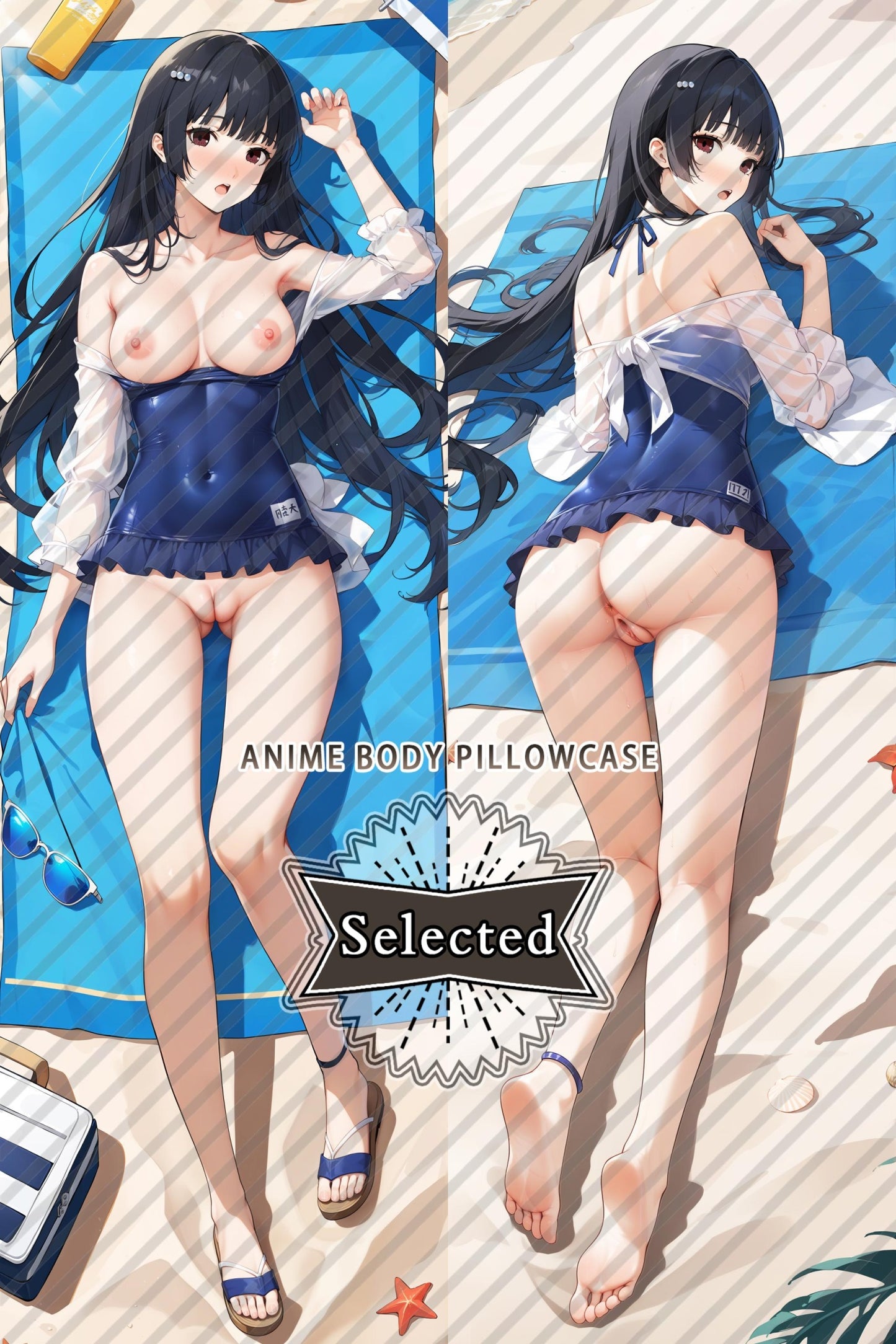 Persona Riko Tanemura Split legs pillow Custom Dakimakura Body Pillows