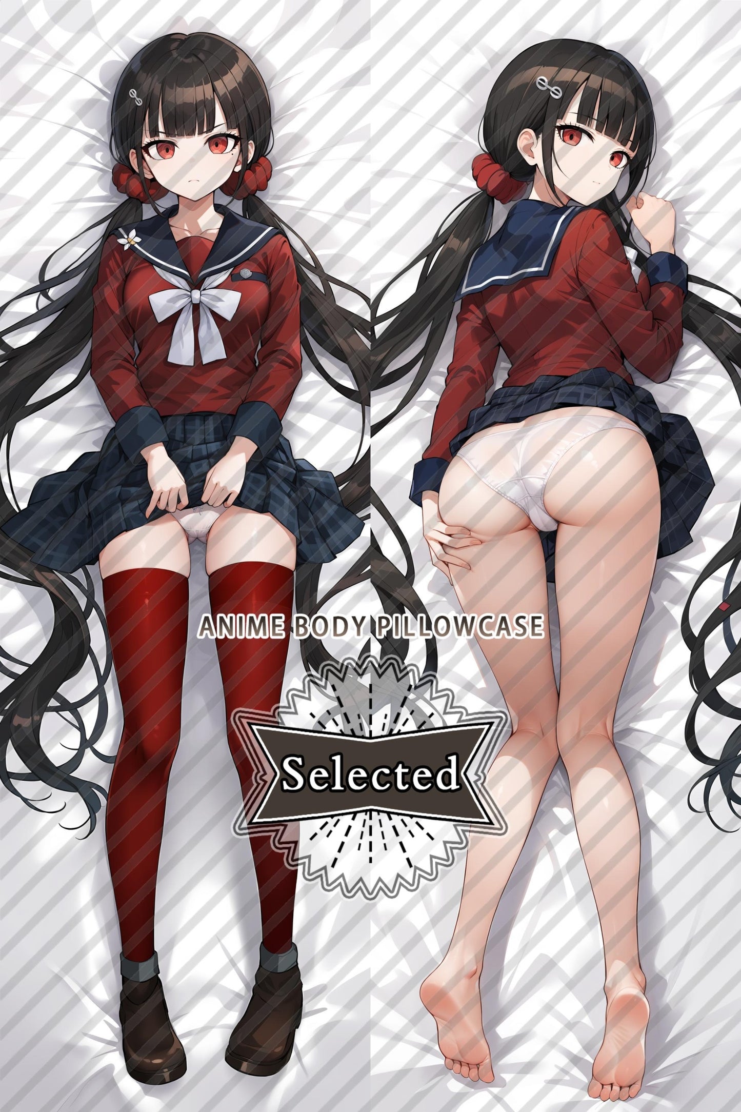 Danganronpa V3: Killing Harmony Harukawa Maki Split legs pillow Custom Dakimakura Body Pillows