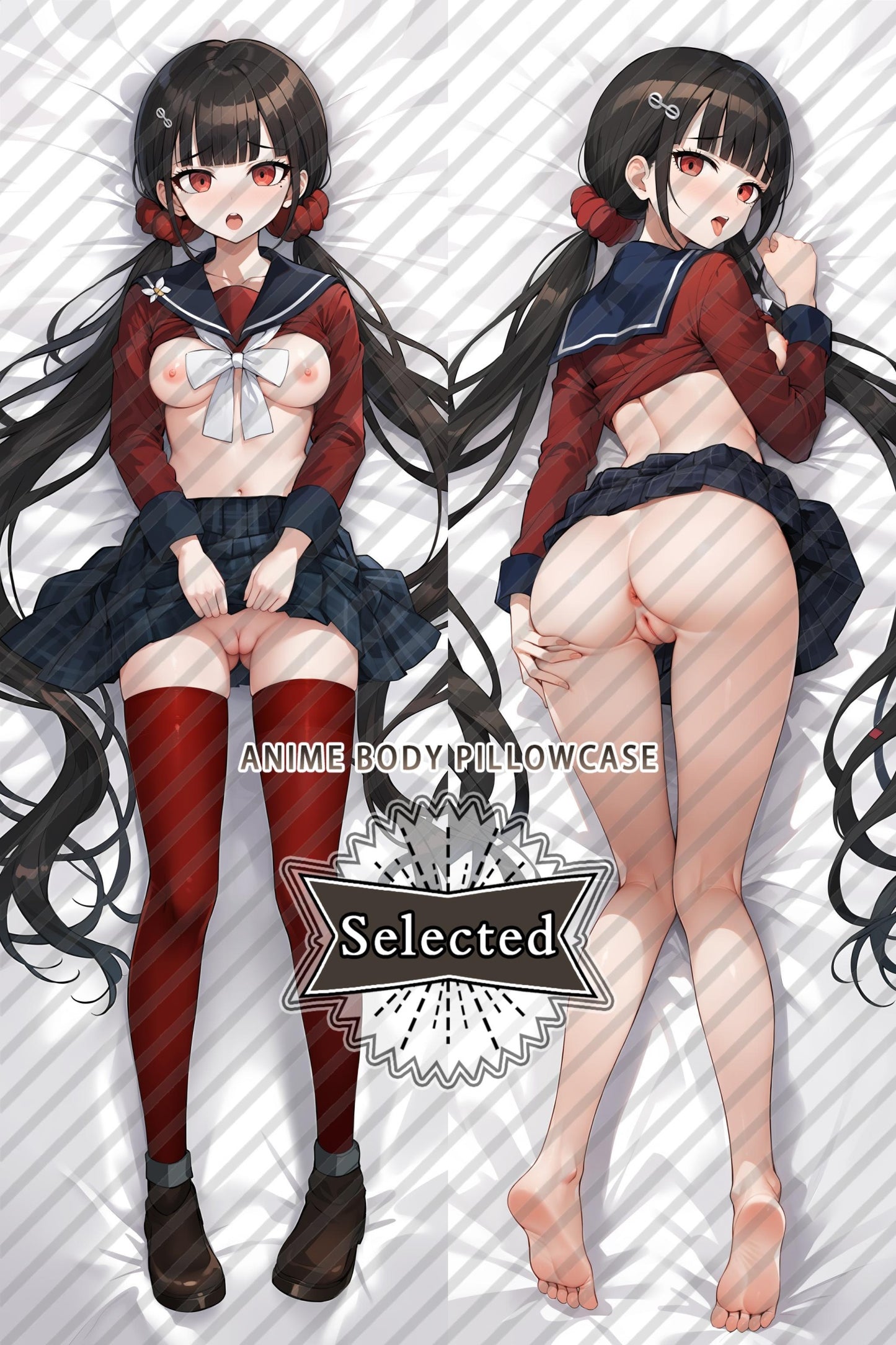 Danganronpa V3: Killing Harmony Harukawa Maki Split legs pillow Custom Dakimakura Body Pillows