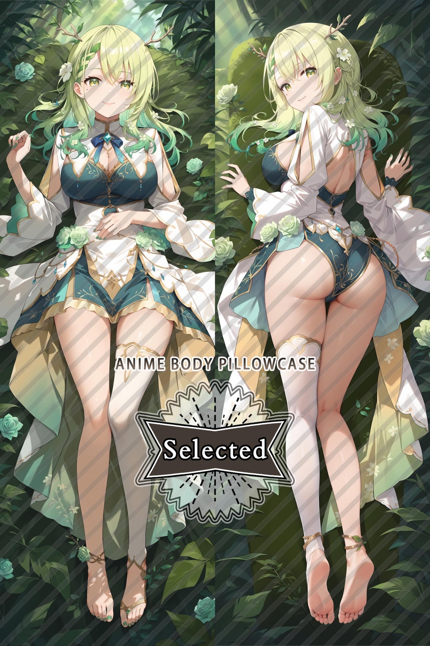 hololive EN Ceres Fauna Split legs pillow Custom Dakimakura Body Pillows