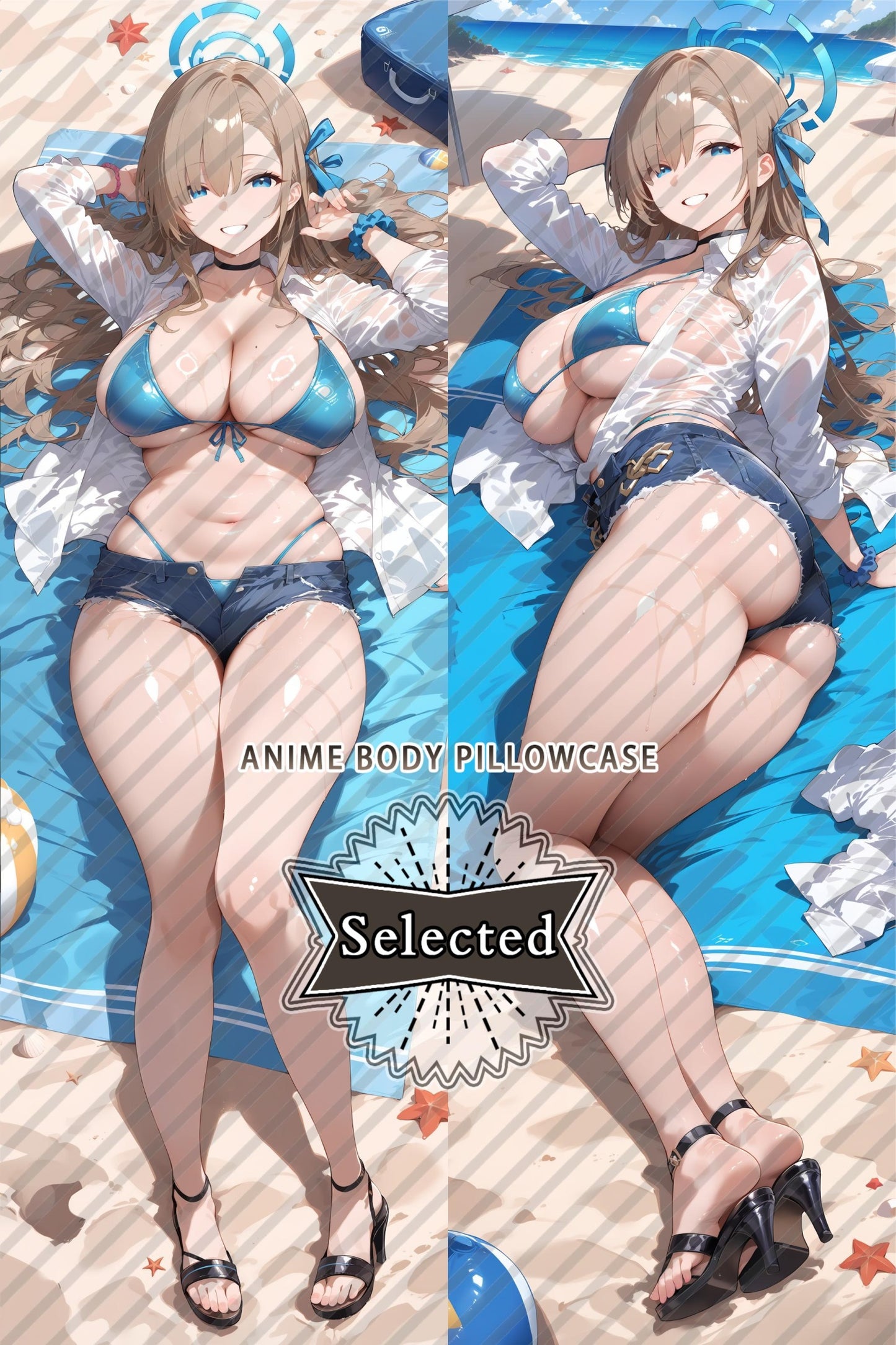 Blue Archive Ichinose Asuna一之瀬 アスナ Split legs pillow Custom Dakimakura Body Pillows