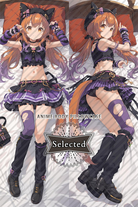 Umamusume: Pretty Derby Mayano Top Gun Split legs pillow Custom Dakimakura Body Pillows