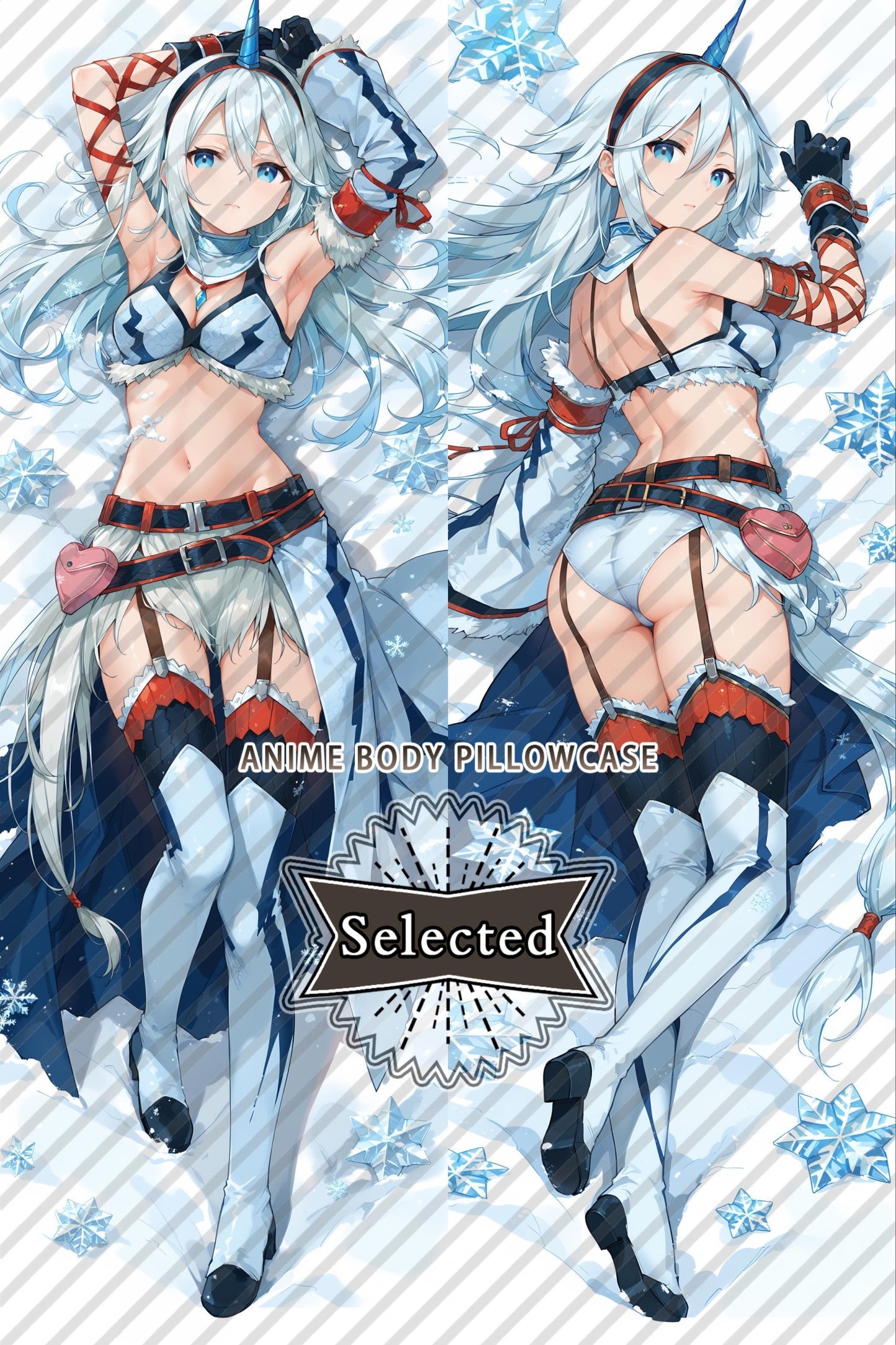 Monster Hunter Kirin Armor Split legs pillow Custom Dakimakura Body Pillows