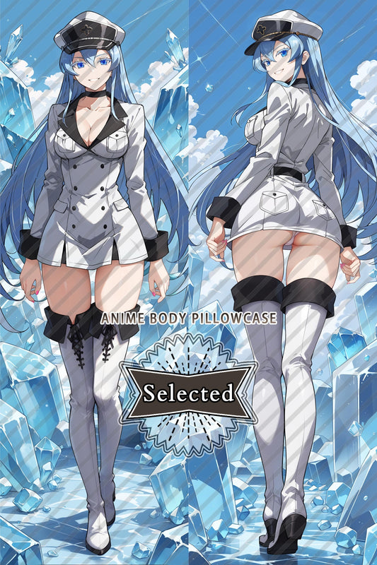 Akame ga KILL! Esdeath Split legs pillow Custom Dakimakura Body Pillows