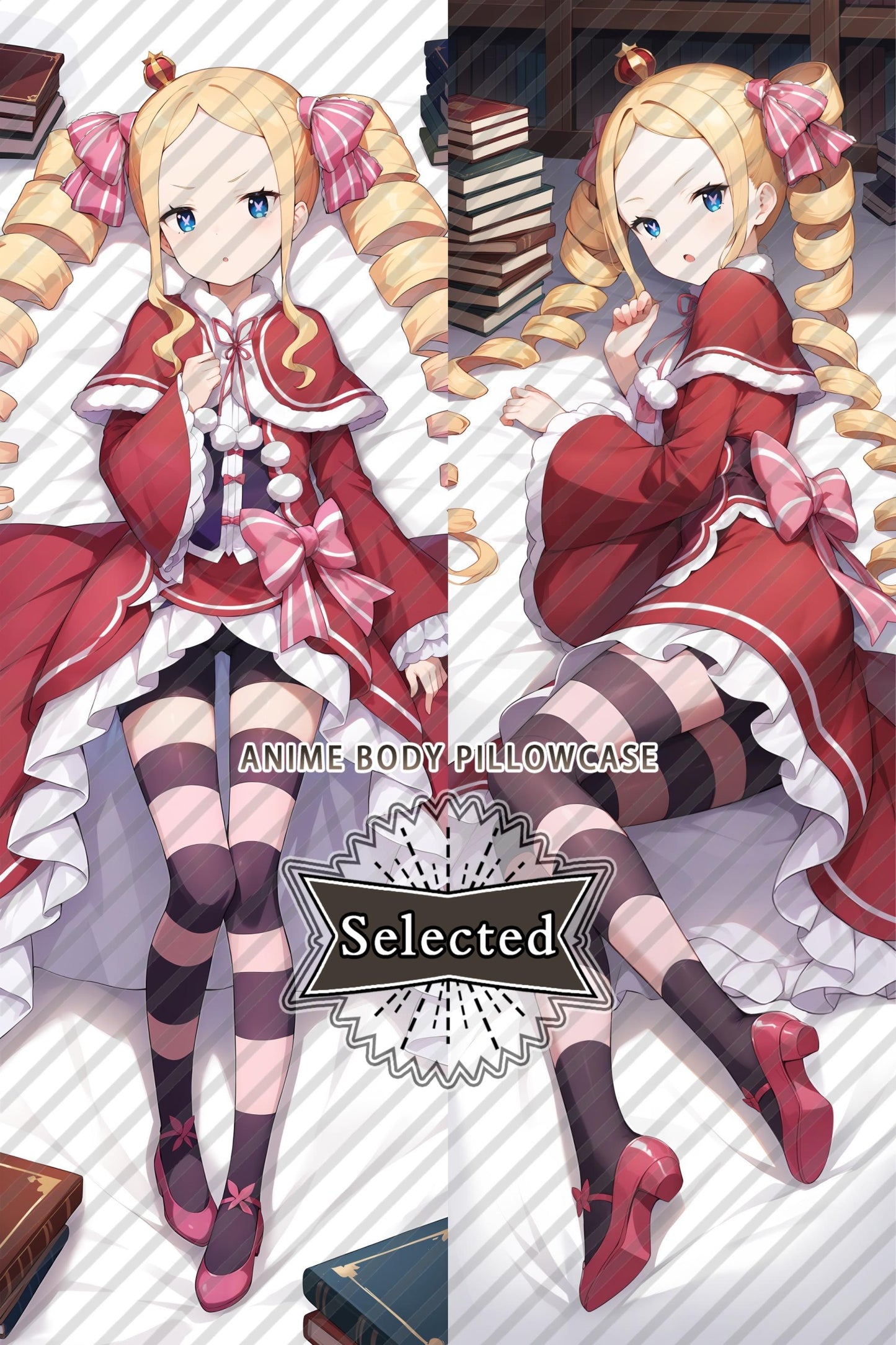 Re:Zero Beatrice Split legs pillow Custom Dakimakura Body Pillows