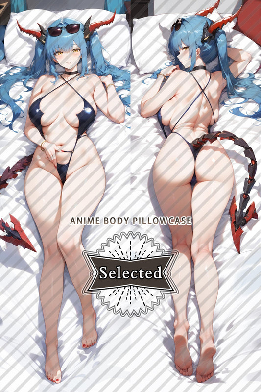 Azur Lane KMS Regensburg[Dark Dragon, Brilliant Beach] Hugging body pillow Custom Dakimakura Body Pillows